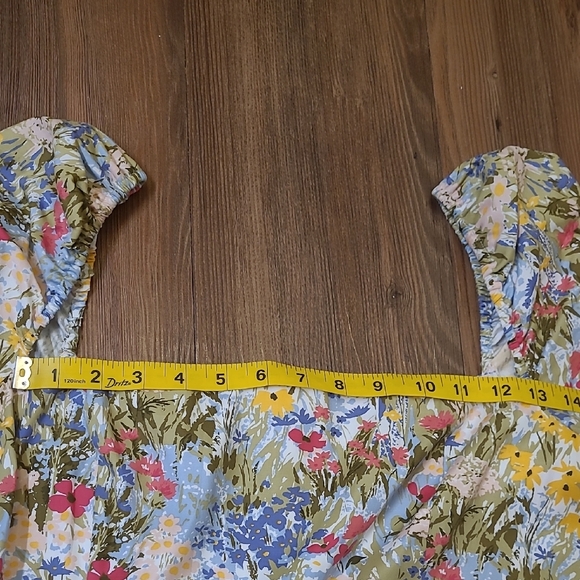 Reformation Multicolor Smocked Dress - Picture 4 of 16